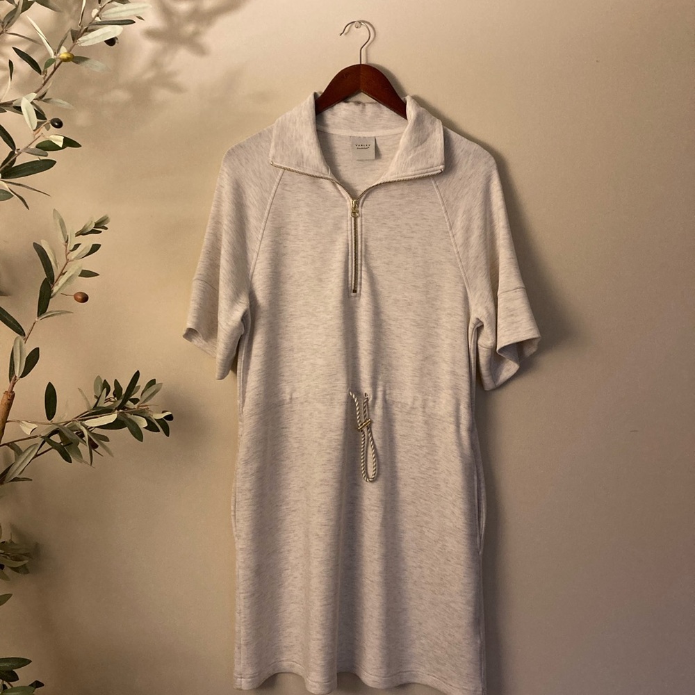Varley Paisley Half-Zip Dress - New Without Tags